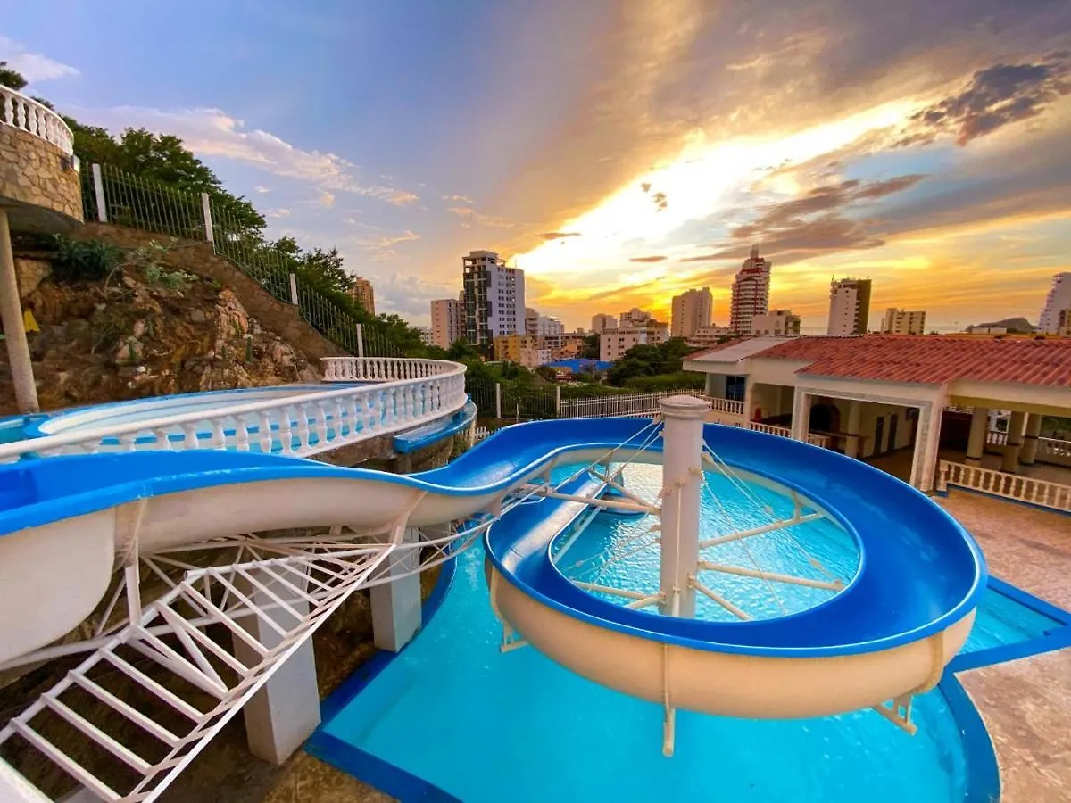 Vakantiehuis Cabanas Villa Roca Rodadero Santa Marta